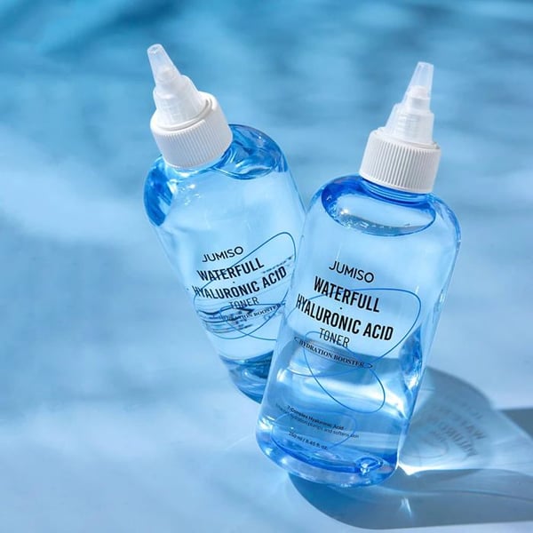 Fuktgivande ansiktstoner - JUMISO - Waterfull Hyaluronic Toner - 250ml - Hyaluronsyra - Känslig hud