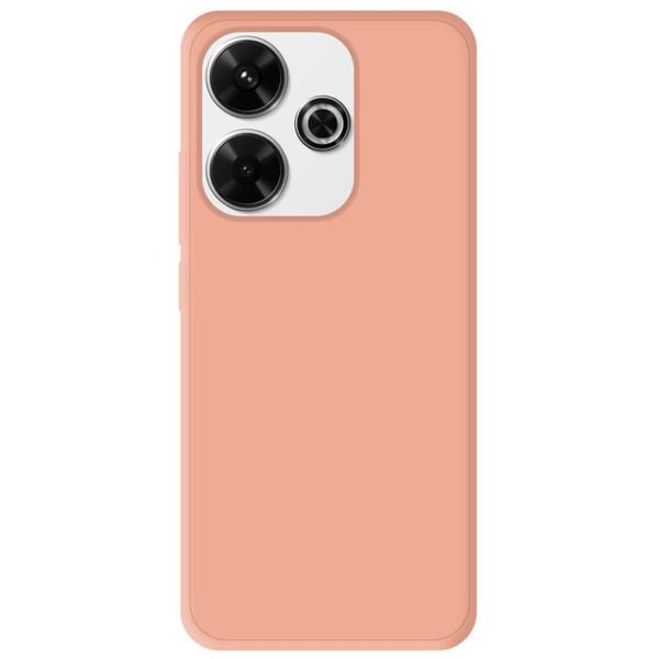 Silicone-fodral - Xiaomi - Redmi 13 4G - Ljus rosa - Chockbeständig skydd - Fri åtkomst till funktioner