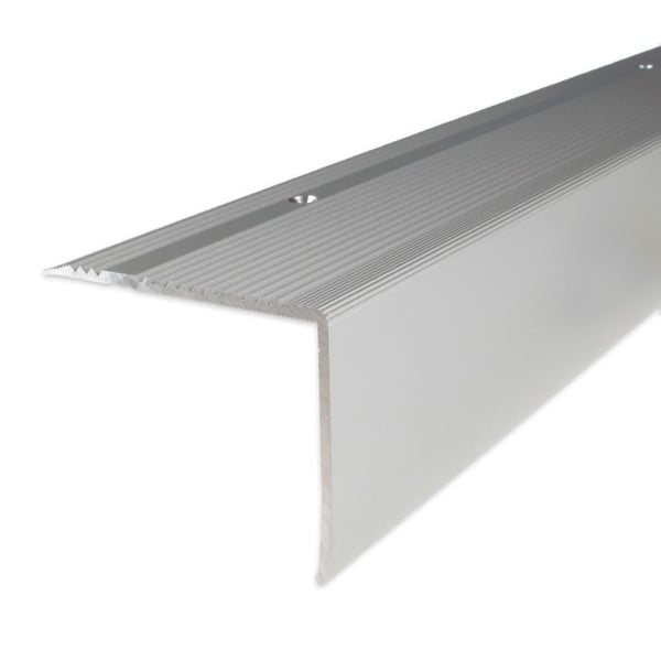 Aluminiumsprofil med silveranodisering L 69 mm H 55 mm Längd 2700 mm För att skruva fast 1 styck