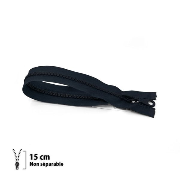 Dragkedja - ECLAIR PRYM - Z53 - Moulded 6 mm - Icke separerbar - 15 cm