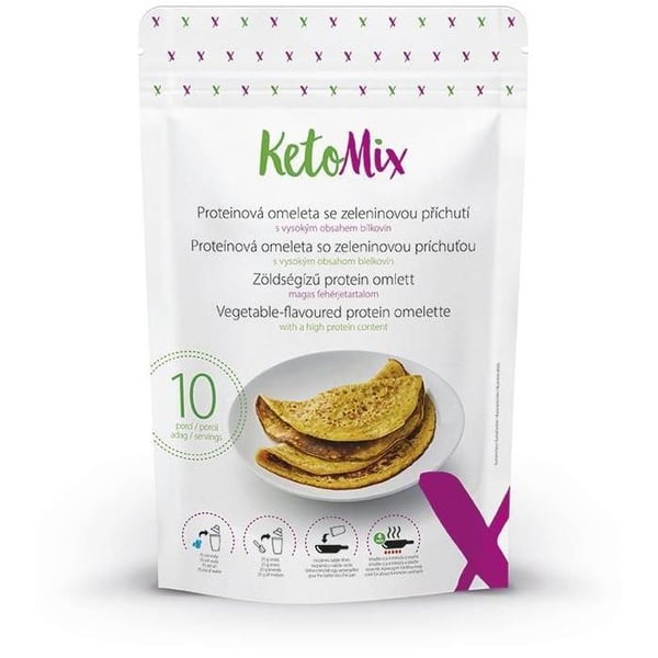 KetoMix proteinomelett med grönsakssmak, 10 portioner