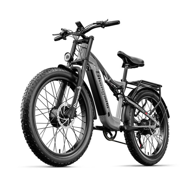 Elcykel - Shengmilo - S600 - Motor 1000 W x 2 - Batteri 48 V 17,5 Ah - Dæk 26 tommer Elcykel - Shengmilo - S600 - Motor 1000 W x 2 - Batteri 48 V 17,5 Ah - Dæk 26 tommer