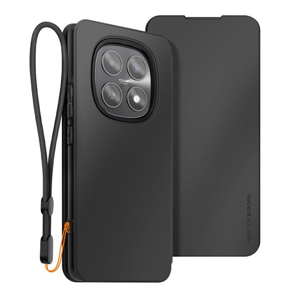 Fodral för Redmi Note 15 5G / 4G med kortfack och avtagbar handledsrem Xfm Svart