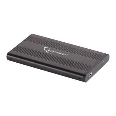 HDD-hölje 2.5'' - Svart - USB 2.0 - Aluminium - Mini USB 5 punkter - Kompatibel med SATA