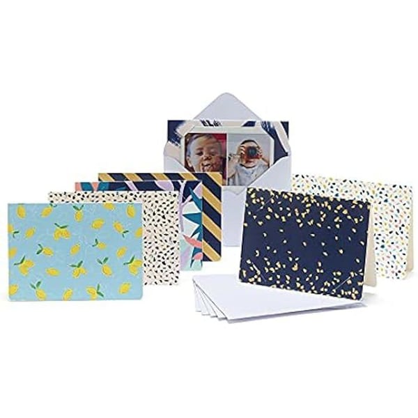 Stora gratulationskort - INSTAX - 10-pack - För Instax Wide-foton - 10 olika mönster - Unisex