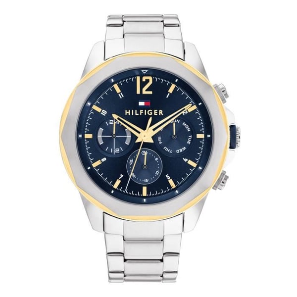 Klocka - Tommy Hilfiger - Två lager - 46 mm - 50m vattentäthet - Metallband