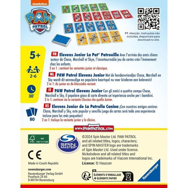 Ravensburger - Elevens Junior - Paw Patrol