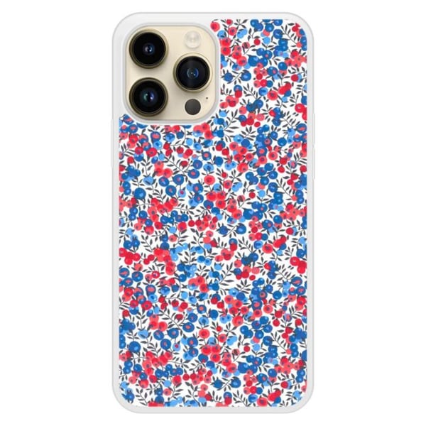 Siliconförstärkt tryckt skal kompatibelt med Apple iPhone 14 Pro Max Liberty Wiltshire Blå