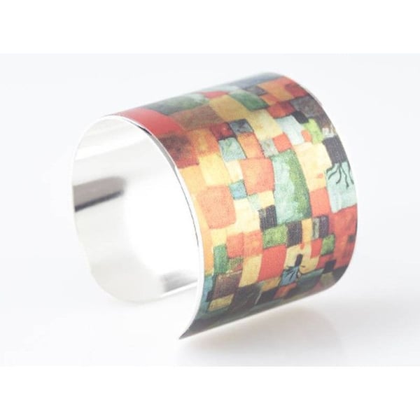 Demiim - Armband Nötter Fyrkantiga flerfärgade (5cm)
