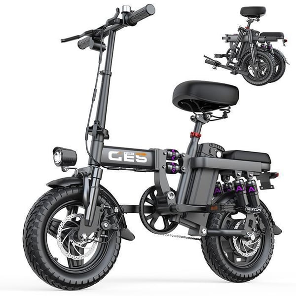 Toofly GE5 sammenklappelig elcykel til voksne, 250W motor, 48V 15Ah batteri, 14 tommer terrængående dæk Toofly GE5 sammenklappelig elcykel til voksne, 250W motor, 48V 15Ah batteri, 14 tommer terrængående dæk