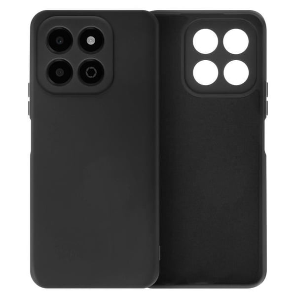 Coque - Honor X6b - Semihård - Soft-touch - Antispår svart
