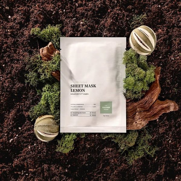 ACTIVE CLEAN tygmask citron 23 gr