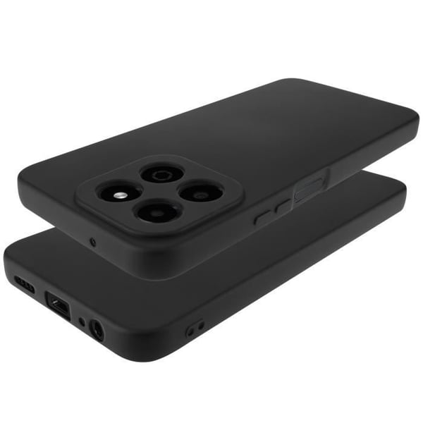 Coque - Honor X6b - Semihård - Soft-touch - Antispår svart