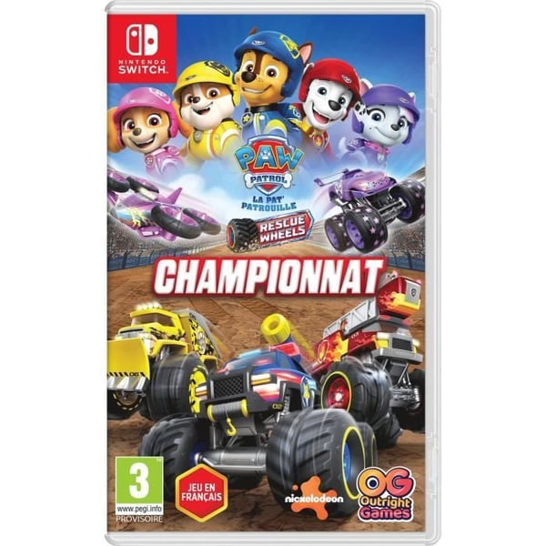 PAW Patrol™: Rescue Wheels™ - Mästerskap - Nintendo Switch-spel