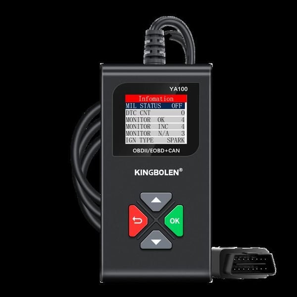 Scanner OBD2 - YA100 - Diagnostik Auto - Färgskärm 1,8'' - Plug and Play - Stort fordonsutbud