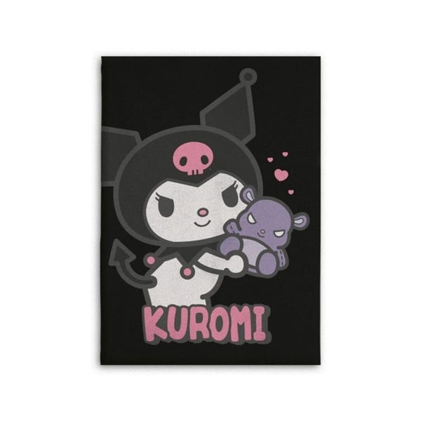 Pläd - AYMAX - Sanrio Kuro - 110x150 cm - Flanell - Flerfärgad
