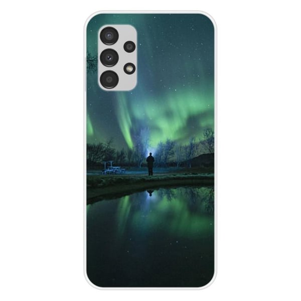 Siliconfodral - Kompatibel med Samsung Galaxy A13 4G - design med norrsken