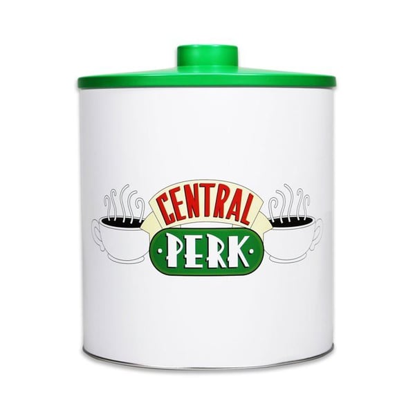 Kakburk - HALVMÅNEBAY - Central Perk - Vit - Rund - Diskmaskinssäker- USED