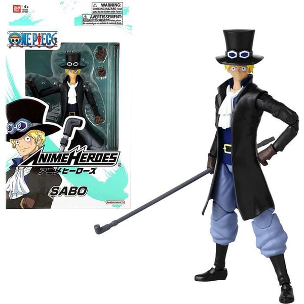 Anime Heroes figur - BANDAI - One Piece Sabo 17 cm - 16 artikulationspunkter
