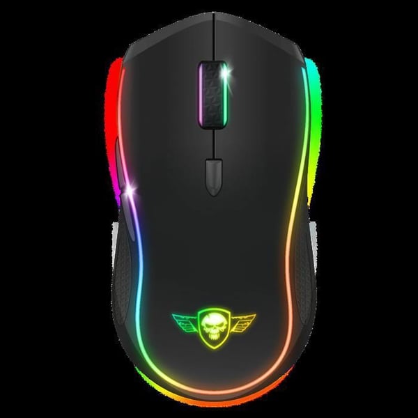 Spelmus - Spirit Of Gamer - PRO M9 - Trådlös - 4200 DPI - RGB-belysning