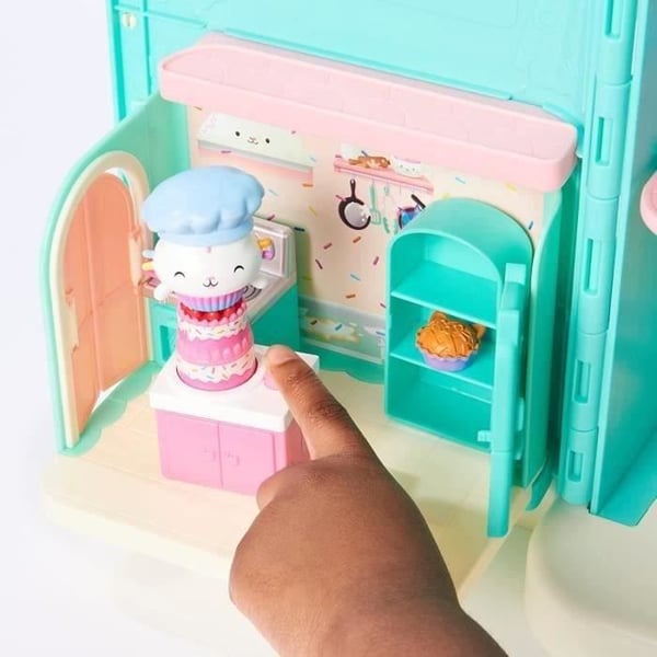 Gabby og det magiske hus - Little Chou's Kitchen Deluxe legesæt - 1 figur + tilbehør