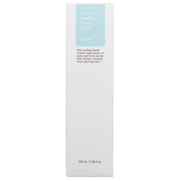 Emulsion til acne - COSRX - Two in One Poreless Power Liquid - 100 ml - Non-comedogen - Fugtighedsgivende