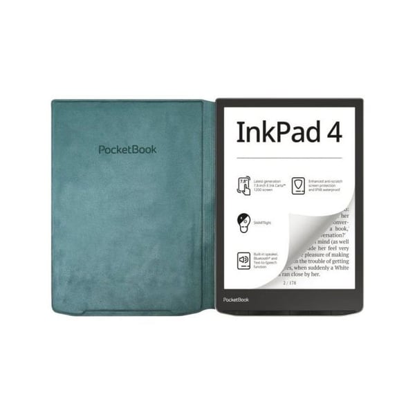Flip Cover - PocketBook - HN-FP-PU-743G-SG-WW - Vandev - Kompatibel med InkPad Color 2 og 4 - 73 g