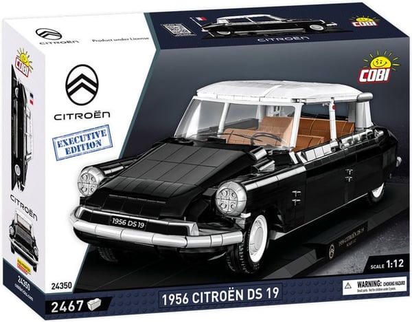 KONSTRUKTIONSLEK - COBI - 1956 CITROËN DS 19 - Executive Edition - SVART - 1:12