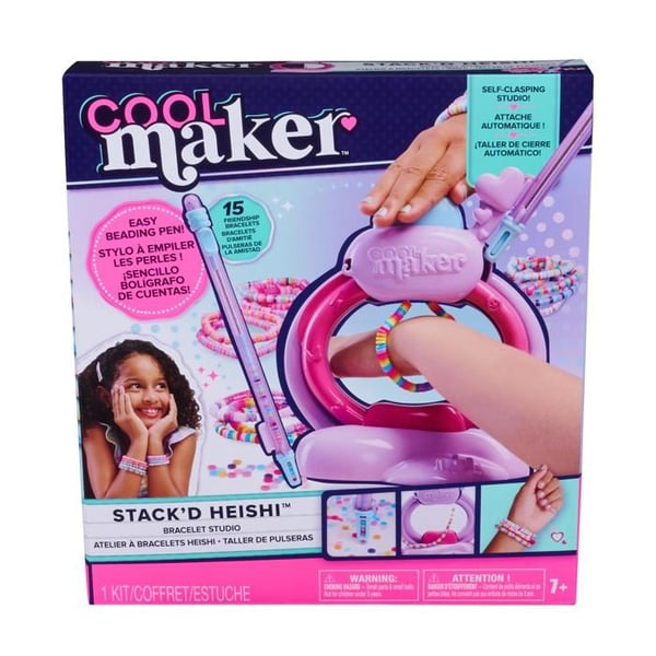 Armbandverkstad - Cool Maker - Heishi - 1220 färgade pärlor - Från 7 år - Unisex