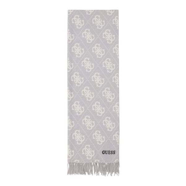 GUESS Grå scarf för kvinnor - Boston Jacquard-scarf 70X180 324455