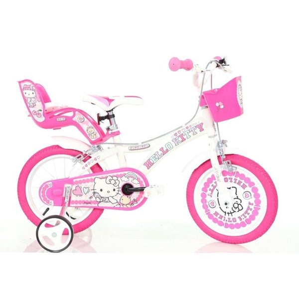 Hello Kitty Dino Bikes 14 tum cykel för tjejer