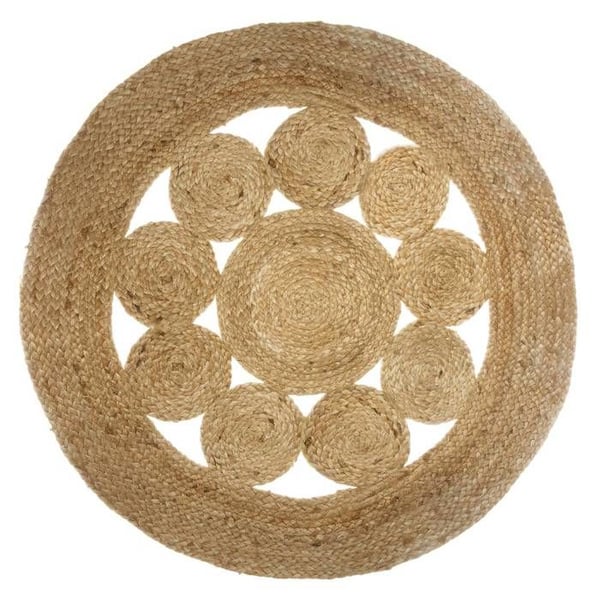 Hålväv "Esra" jute D80cm - Atmosphera Inredningsdesigner