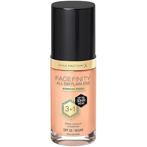 Foundation - MAX FACTOR - SammansättningnFacefinity Hela dagen Flawless - 3 i 1 - SPF20 - Fuktbeständig