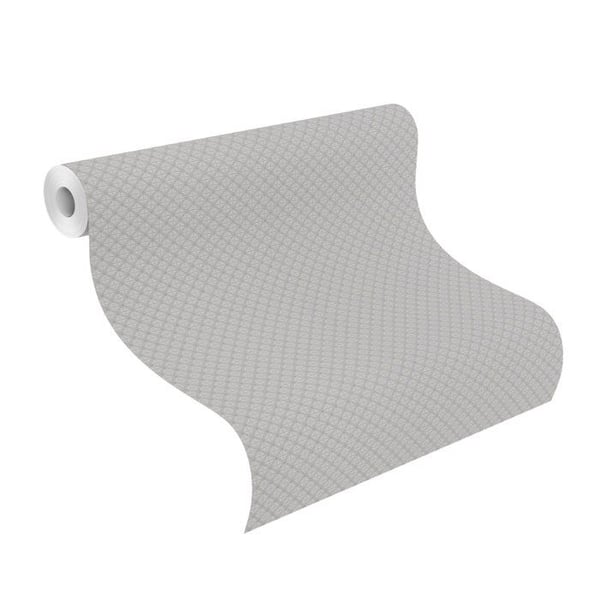 Non-woven tapet - RASCH - #tapetenwechsel II - 3D-effekt - Grå - 0,53 x 10,05 m