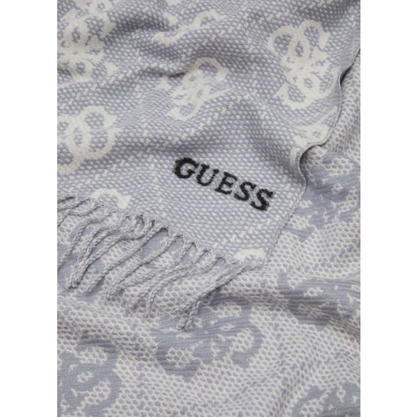 GUESS Grå scarf för kvinnor - Boston Jacquard-scarf 70X180 324455