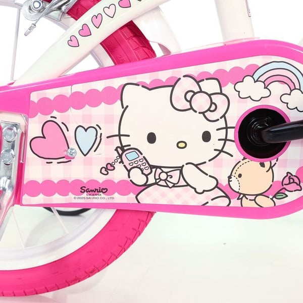 Hello Kitty Dino Bikes 14 tum cykel för tjejer