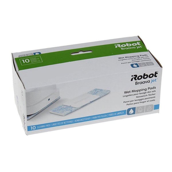 Rengöringsdukar - iRobot - Braava Jet 240 - 10 dukar - Vit - För förseglade golv