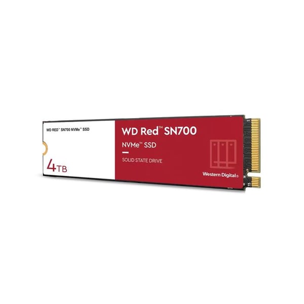 Interna hårddisk - WESTERN DIGITAL - WD Red SSD SN700 - 4To - PCIe Gen3 - M.2 2280