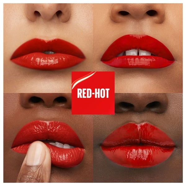 Maybelline New York Superstay Vinyl Ink Läppfärg Effek Vinyl N°25 Red Hot 4,2ml