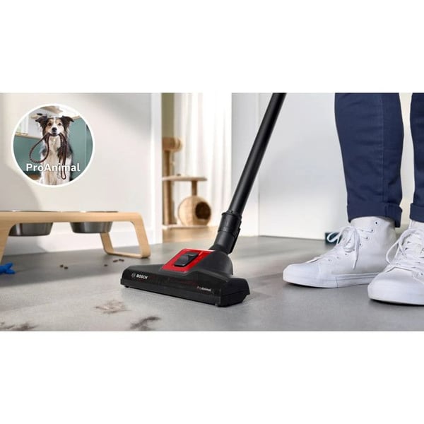 Pölynimuri pussilla - BOSCH - BGB41PET1 - Teho 600 W - Kapasiteetti 4 l - Väri punainen