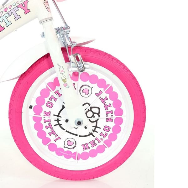 Hello Kitty Dino Bikes 14 tum cykel för tjejer