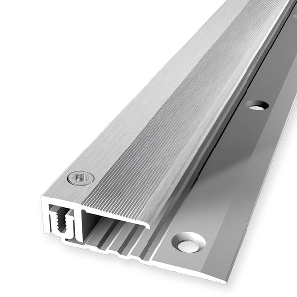 PROVISTON Avslutningsprofil Kompensationsprofil l 28 mm Kompensation av H 6.5 - 16 mm L 1000 mm Aluminiumprofil Silver...
