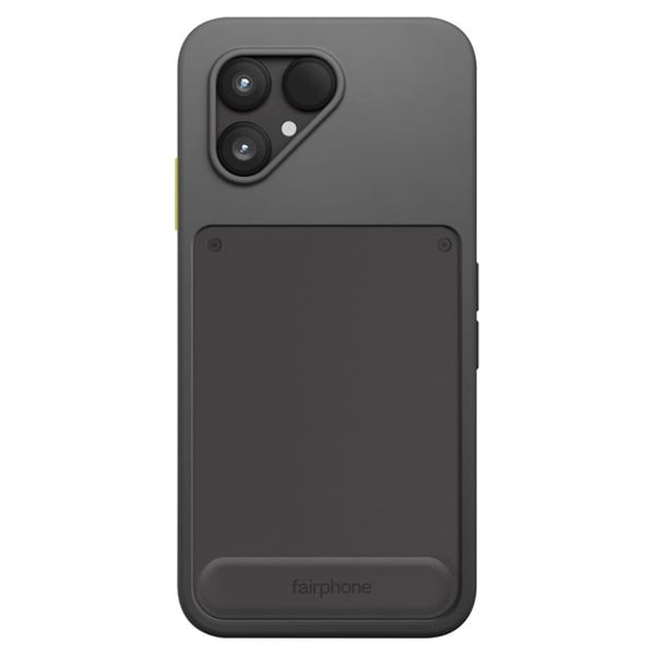 Skyddsfodral - FAIRPHONE - Fairphone 6 - Halvstyv silikon - Antiglid - Svart