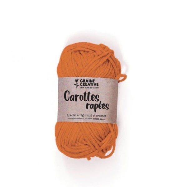 Graine Créative - Amigurumi Garn i Orange Rivna Morötter
