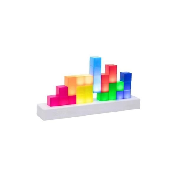 Sänglampa - TETRIS - Ikoner - Flerfärgad - Plast - 80 glödlampor krävs- USED