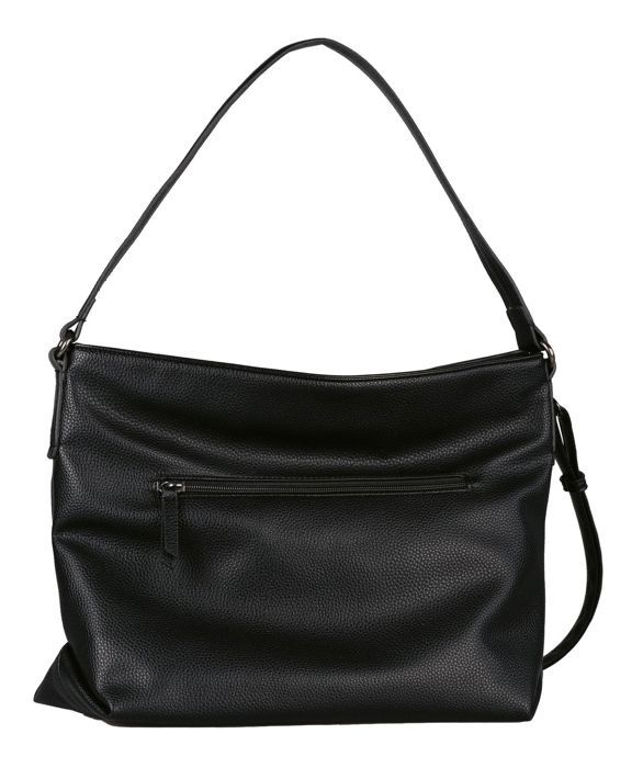 Skuldertaske - TOM TAILOR - Nicolina Hobo Bag M - Mixed Black - Polyurethan - 35x29x11.5cm