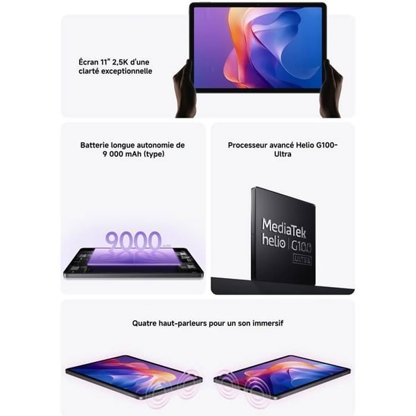 Tablet - XIAOMI - Redmi Pad 2 - 11'' 2,5K - 4 GB RAM - 128 GB Lagring