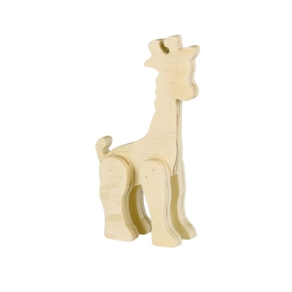 MégaCréa DIY - Träleksak Giraff 12 x 8 x 2 cm
