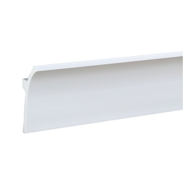 PROVISTON Taklist i vit polymer | 50 x 100 x 2000 mm Ljuslist för taket