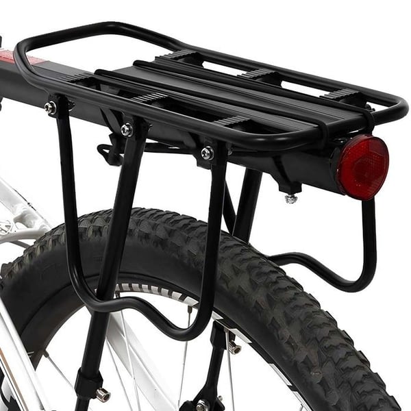 Bakre cykelställ i aluminium, max belastning 50kg, svart
